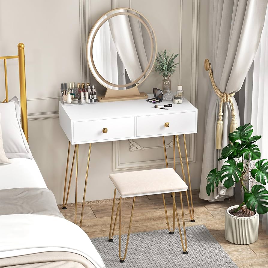 照明付き化粧台-Dressing table with lighting Amazon.com: MIRROTOWEL 46.7